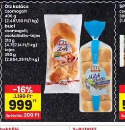 Interspar Ölz kalács és buci ajánlat