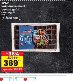 Interspar SPAR kakamasszával bevont gofri ajánlat