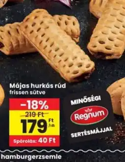 Interspar Regnum Májás hurkás rúd ajánlat