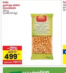 Interspar Kofa gyöngy alakú levesbetét ajánlat