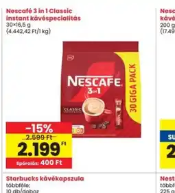 Interspar NESCAFÉ 3 in 1 kávé ajánlat