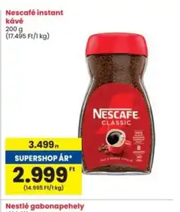 Interspar Nescafé instant kávé ajánlat