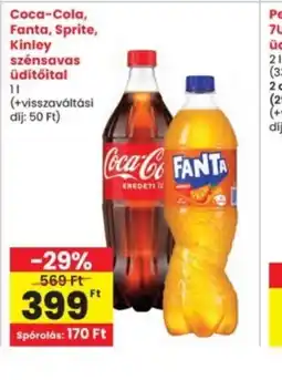 Interspar Coca-Cola, Fanta, Sprite, Kinley ajánlat