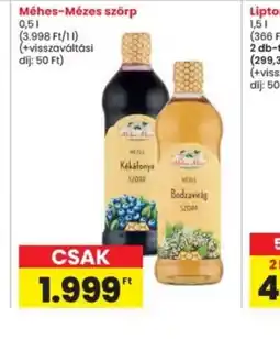 Interspar Méhes-Mézes szörp ajánlat