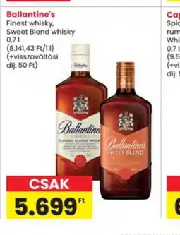 Interspar Ballantine's Finest whisky ajánlat