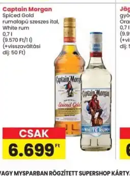 Interspar Captain Morgan rum ajánlat
