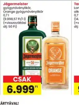 Interspar J LIMITED DESIGN EDITIONgermeister gygynövény likőr ajánlat