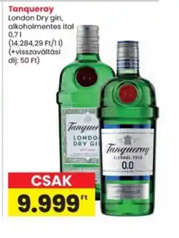 Interspar Tanqueray London Dry gin ajánlat
