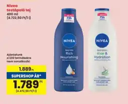 Interspar Nivea testápol tej ajánlat