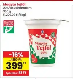Interspar Magyar tejföl ajánlat