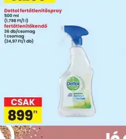 Interspar Dettol fertőtlenítőspray ajánlat