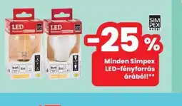 Interspar Simpex LED-fényforrás ajánlat