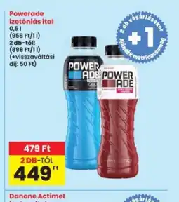 Interspar Powerade izotniás ital ajánlat