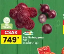 Interspar Bio lila hagyma ajánlat