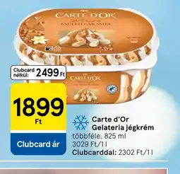 Tesco Carte d'Or Gelateria jégkrém ajánlat