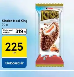Tesco Kinder Maxi King ajánlat