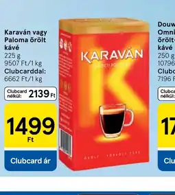 Tesco KARAVÁN őrölt kávé ajánlat