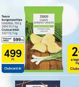 Tesco Tesco burgonyachips ajánlat