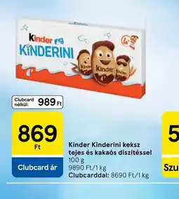Tesco Kinder Kinderini keksz ajánlat