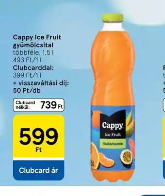 Tesco Cappy Ice Fruit gyümölcsital ajánlat