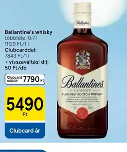 Tesco Ballantine's whisky ajánlat