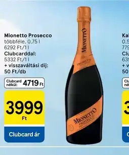 Tesco Mionetto Prosecco ajánlat