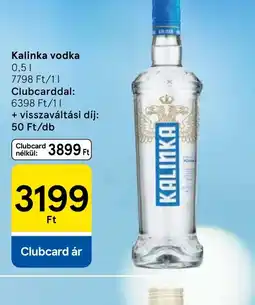 Tesco Kalinks vodka ajánlat