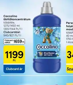 Tesco Coccolino öblítőkoncentrátum ajánlat