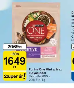 Tesco Purina One Mini száraz kutyaeledel ajánlat