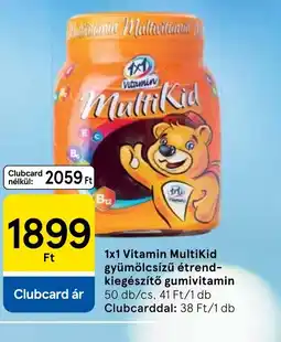 Tesco 1x1 Vitamin MultiKid gumivitamin ajánlat
