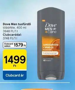 Tesco Dove Men tusfürdő ajánlat