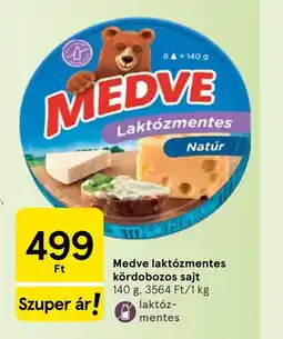 Tesco MEDVE laktzmentes sajt ajánlat