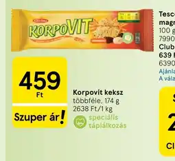 Tesco KorpoVit keksz ajánlat