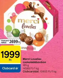 Tesco Merci Lovelies csokoládébonbon ajánlat