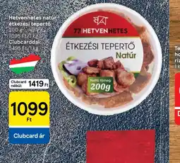 Tesco HETVENHETES ÉTKEZÉSI TEPERTŐ ajánlat