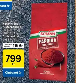 Tesco KOTÁNYI édes fűszerpaprika ajánlat