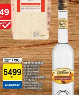 Tesco bester pálinka ajánlat