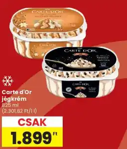 Spar Carte d'Or jégkrém ajánlat