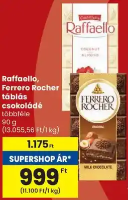 Spar Ferrero Rocher táblás csokoládé ajánlat