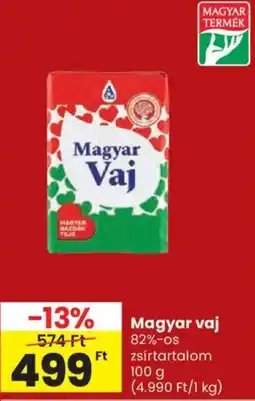 Spar Magyar vaj 82%-os ajánlat