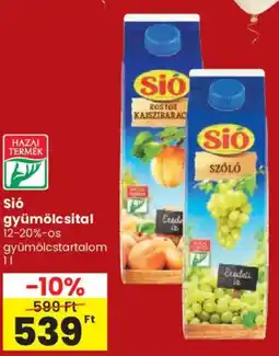 Spar Sió gyümölcsital ajánlat