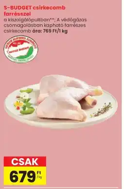 Spar S-BUDGET csirkecomb farrésszel ajánlat