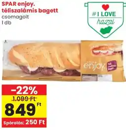 Spar SPAR enjoy. téliszalámis bagett ajánlat