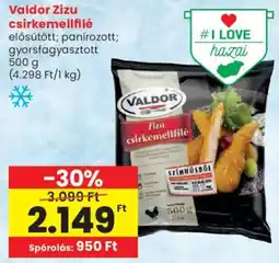 Spar Valdor Zizu csirkemellfilé ajánlat