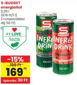 Spar S-BUDGET energiaital ajánlat