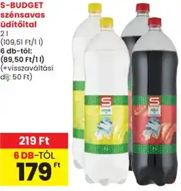 Spar S-BUDGET szénsavas üdítőital ajánlat