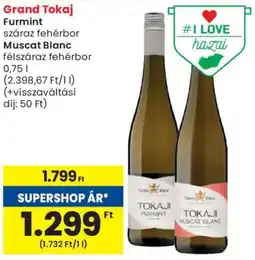 Spar Grand Tokaj Furmint, Muscat Blanc ajánlat