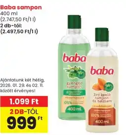 Spar Baba sampon ajánlat