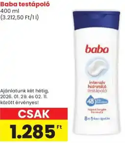 Spar Baba testápoló ajánlat