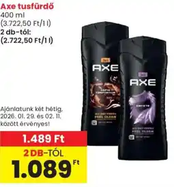 Spar Axe tusfürdő ajánlat